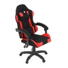 Herní křeslo, synchronní mechanismus, černá látka, KA-R209 RED