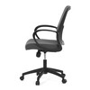 Kancelářská židle, houpací mechanismus, šedá síťovina, KA-S3015 GREY