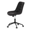 Pracovní židle, výškově nastavitelná, černá látka, KA-V3120 BK3