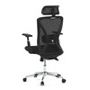 Kancelářská židle, synchronní mechanismus, černá síťovina, KA-S258 BK