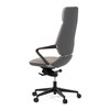 Kancelářské křeslo, houpací mechanismus, šedá ekokůže, KA-T8426 GREY