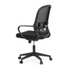 Kancelářská židle, houpací mechanismus, černá látka, KA-S424 BK