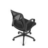 Kancelářská židle, houpací mechanismus, černá síťovina, KA-S3015 BK