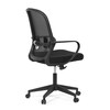 Kancelářská židle, houpací mechanismus, černá látka, KA-S424 BK