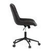 Pracovní židle, výškově nastavitelná, černá látka, KA-V3120 BK3