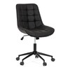 Pracovní židle, výškově nastavitelná, černá látka, KA-V3120 BK3
