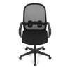 Kancelářská židle, houpací mechanismus, černá látka, KA-S424 BK