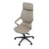 Kancelářské křeslo, houpací mechanismus, šedá ekokůže, KA-T8426 GREY