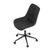 Pracovní židle, výškově nastavitelná, černá látka, KA-V3120 BK3