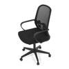 Kancelářská židle, houpací mechanismus, černá látka, KA-S424 BK