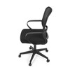 Kancelářská židle, houpací mechanismus, černá látka, KA-S424 BK