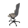 Kancelářské křeslo, houpací mechanismus, šedá ekokůže, KA-T8426 GREY
