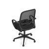 Kancelářská židle, houpací mechanismus, černá látka, KA-S424 BK