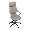 Kancelářské křeslo, houpací mechanismus, šedá ekokůže, KA-T8426 GREY