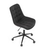 Pracovní židle, výškově nastavitelná, černá látka, KA-V3120 BK3