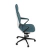 Kancelářské křeslo, houpací mechanismus, modrá ekokůže, KA-T8426 GRN