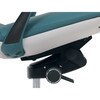 Kancelářské křeslo, houpací mechanismus, modrá ekokůže, KA-T8426 GRN