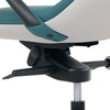 Kancelářské křeslo, houpací mechanismus, modrá ekokůže, KA-T8426 GRN