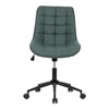 Pracovní židle, výškově nastavitelná, zelená látka, KA-V3120 GRN3