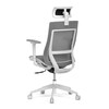 Kancelářská židle, synchronní mechanismus, šedá síťovina, KA-W004 GREY