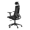 Kancelářská židle, synchronní mechanismus, černá síťovina, KA-W002 BK