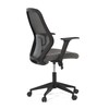 Kancelářská židle, houpací mechanismus, černá síťovina, KA-V3149 BK
