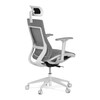 Kancelářská židle, synchronní mechanismus, šedá síťovina, KA-W004 GREY