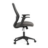 Kancelářská židle, houpací mechanismus, černá síťovina, KA-V3149 BK