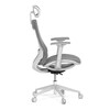 Kancelářská židle, synchronní mechanismus, šedá síťovina, KA-W004 GREY