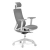 Kancelářská židle, synchronní mechanismus, šedá síťovina, KA-W004 GREY