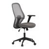Kancelářská židle, houpací mechanismus, šedá síťovina, KA-V3149 GREY