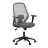 Kancelářská židle, houpací mechanismus, šedá síťovina, KA-V3149 GREY