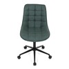 Pracovní židle, výškově nastavitelná, zelená látka, KA-V3120 GRN3