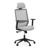 Kancelářská židle, synchronní mechanismus, šedá síťovina, KA-V3329 GREY