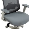 Kancelářská židle, synchronní mechanismus, šedá síťovina, KA-V321 GREY
