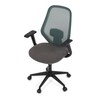 Kancelářská židle, houpací mechanismus, zelená síťovina, KA-V3149 GRN