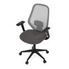 Kancelářská židle, houpací mechanismus, šedá síťovina, KA-V3149 GREY