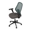 Kancelářská židle, houpací mechanismus, zelená síťovina, KA-V3149 GRN