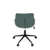 Pracovní židle, výškově nastavitelná, zelená látka, KA-V3120 GRN3
