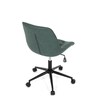 Pracovní židle, výškově nastavitelná, zelená látka, KA-V3120 GRN3