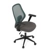 Kancelářská židle, houpací mechanismus, zelená síťovina, KA-V3149 GRN