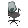 Kancelářská židle, houpací mechanismus, zelená síťovina, KA-V3149 GRN