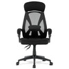 Kancelářská židle, houpací mechanismus, černá síťovina, KA-Y309 BK
