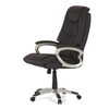 Kancelářské křeslo, houpací mechanismus, hnědá kůže, KA-Y293 BR