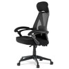 Kancelářská židle, houpací mechanismus, černá síťovina, KA-Y309 BK