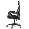 Kancelářská židle, houpací mechanismus, černá síťovina, KA-Y309 BK