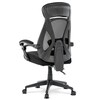 Kancelářská židle, houpací mechanismus, černá síťovina, KA-Y309 BK