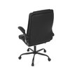 Kancelářské křeslo, houpací mechanismus, černá ekokůže, KA-Y344 BK