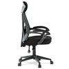 Kancelářská židle, houpací mechanismus, černá síťovina, KA-Y309 BK