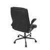 Kancelářské křeslo, houpací mechanismus, černá ekokůže, KA-Y344 BK